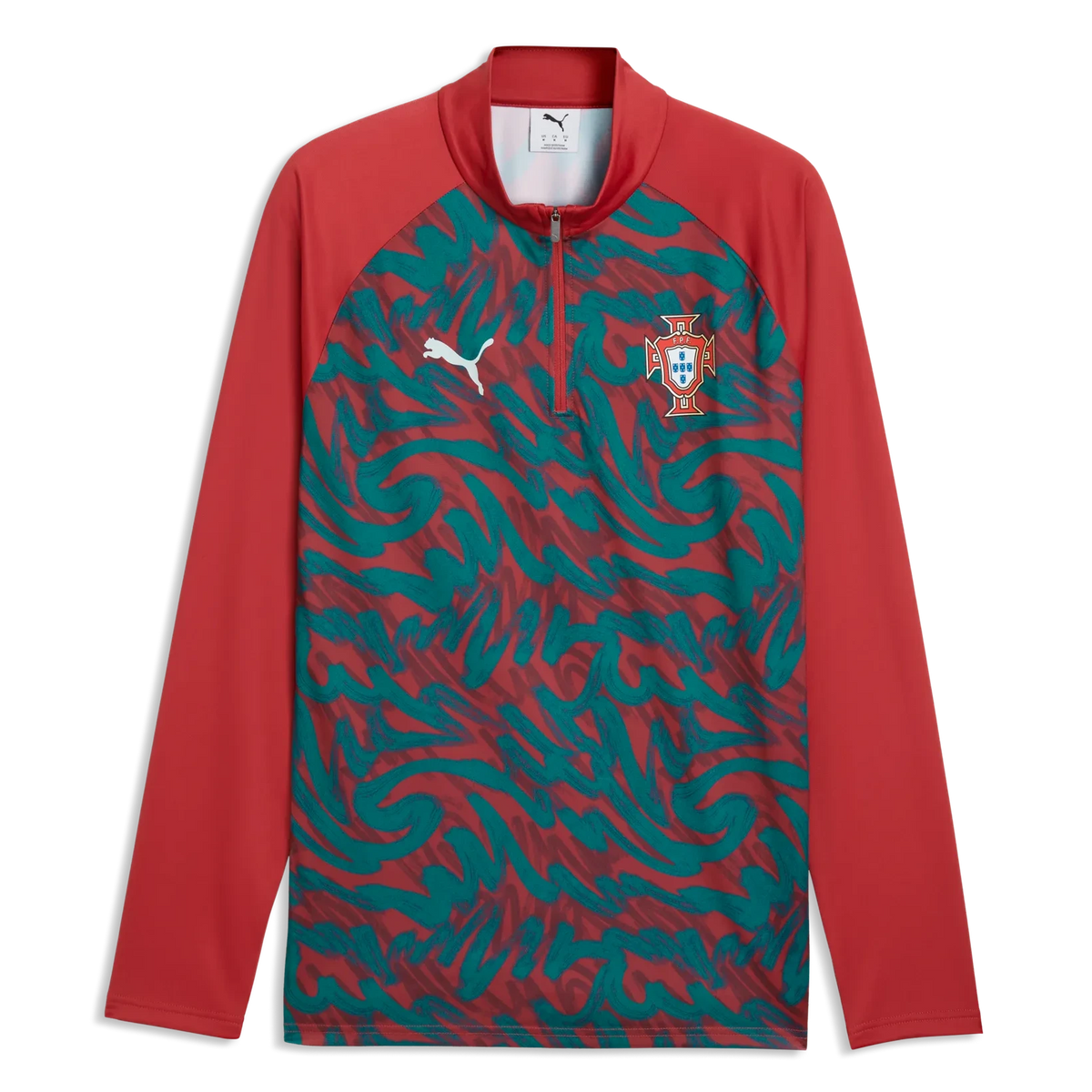 2026-27 Portugal Mens 1/4 Zip Pre-Match Top | Puma