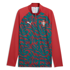 2026-27 Portugal Mens 1/4 Zip Pre-Match Top | Puma