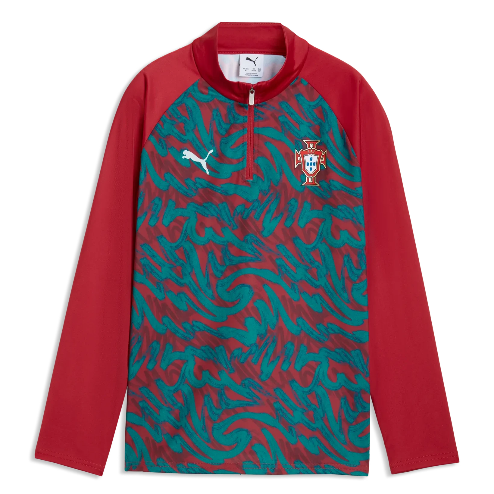 2026-27 Portugal Youth 1/4 Zip Pre-Match Top | Puma