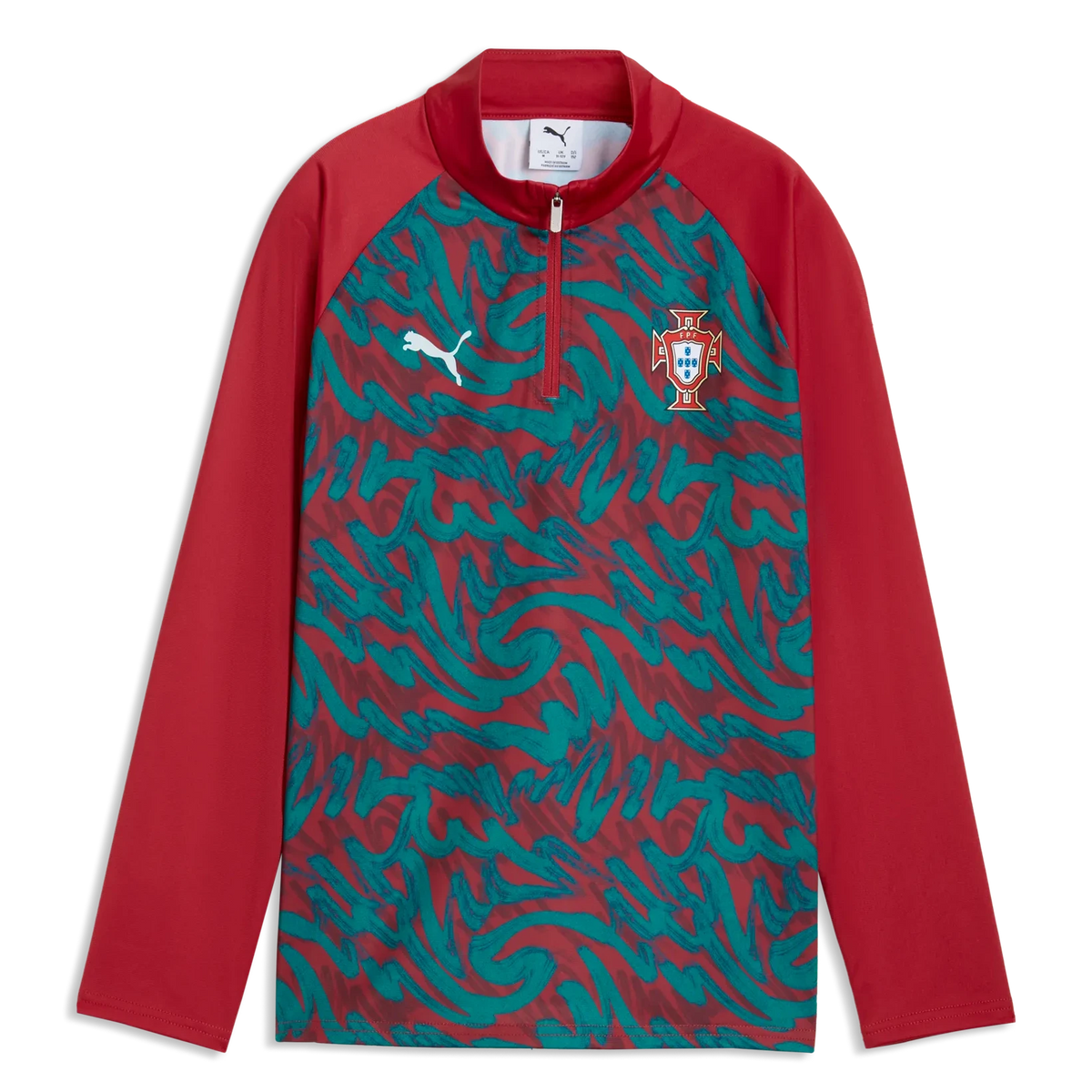 2026-27 Portugal Youth 1/4 Zip Pre-Match Top | Puma