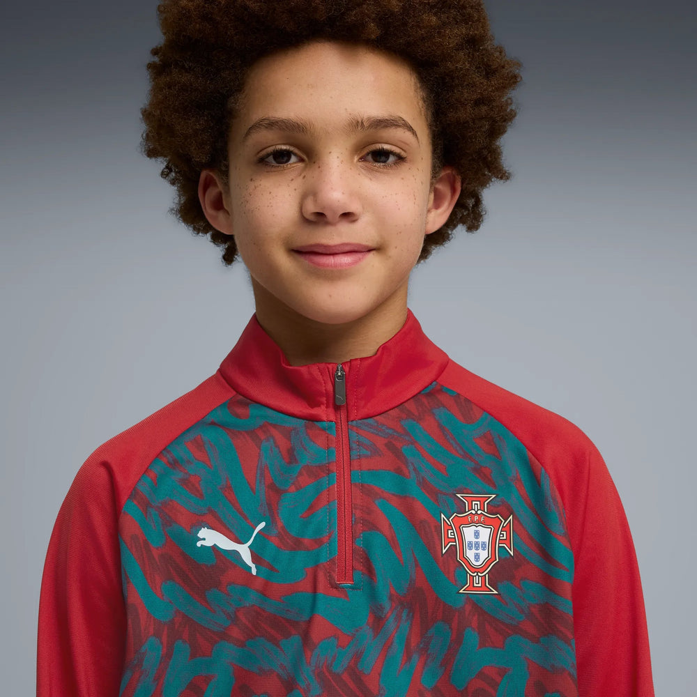 2026-27 Portugal Youth 1/4 Zip Pre-Match Top | Puma