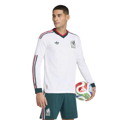 2026 Mexico Mens Authentic Away Long-Sleeve Soccer Jersey | Adidas