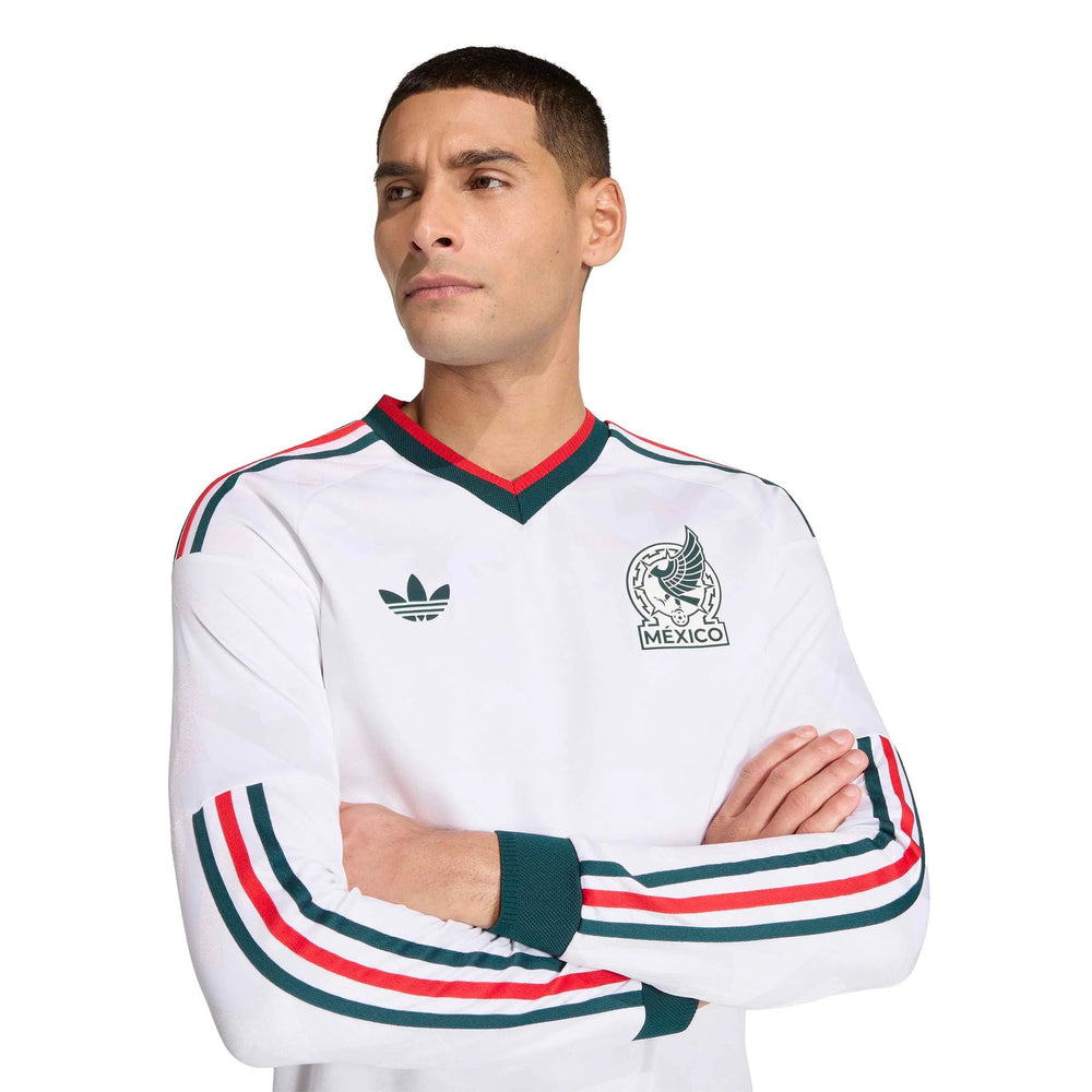 2026 Mexico Mens Authentic Away Long-Sleeve Soccer Jersey | Adidas