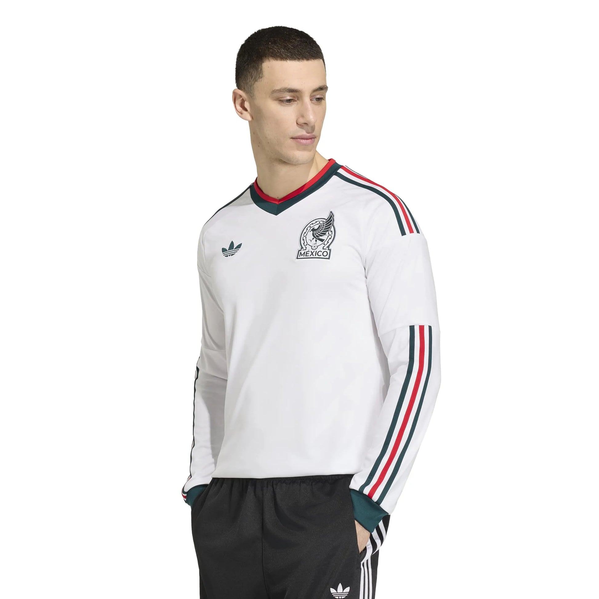 2026 Mexico Mens Stadium Away Long-Sleeve Soccer Jersey | Adidas